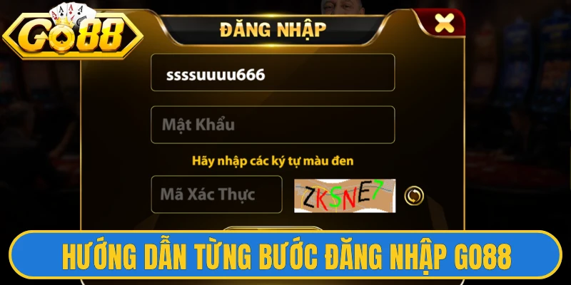 Hướng dẫn từng bước đăng nhập Go88 khi bạn tham gia
