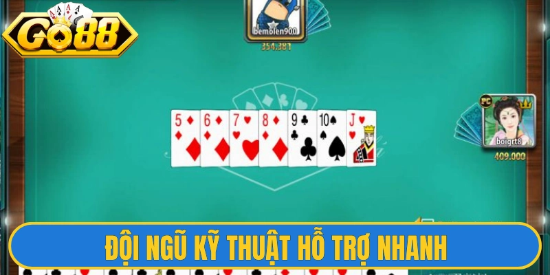 Đội ngũ kỹ thuật hỗ trợ nhanh, xử lý vấn đề hiệu quả 